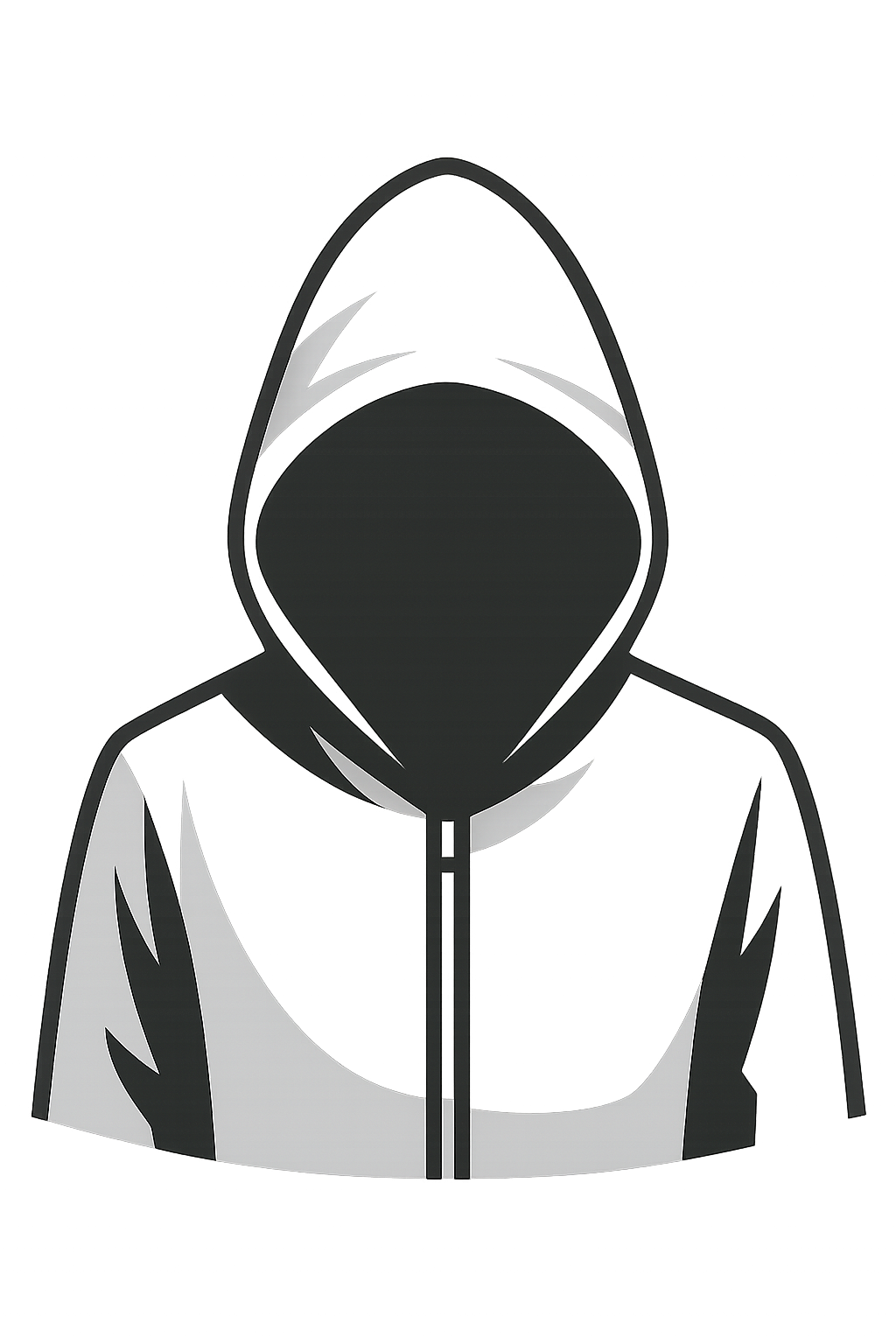 Hacker illustration showing security threats